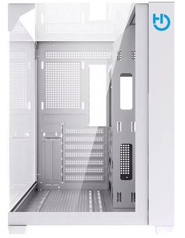 Hiditec CHA010057 Sky White Mid Tower Cristal Templado USB-C 3.2 Blanco