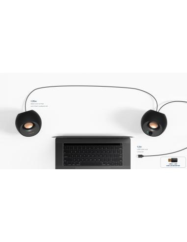 Creative Pebble V3 Altavoz Bluetooth Blanco
