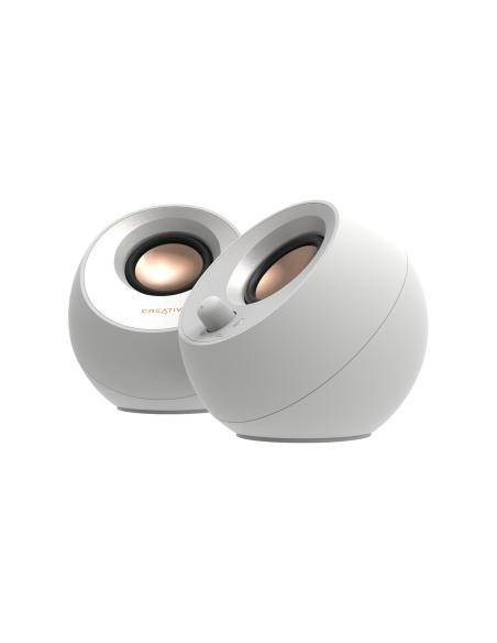 Creative Pebble V3 Altavoz Bluetooth Blanco