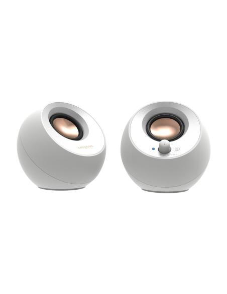 Creative Pebble V3 Altavoz Bluetooth Blanco