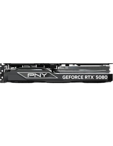 PNY GeForce RTX 5080 Overclocked Triple Fan 16GB GDDR7 Reflex 2 RTX AI DLSS4