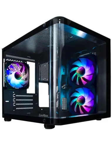 Coolbox GM100 Vision Cristal Templado Curvo USB 3.2 Negro