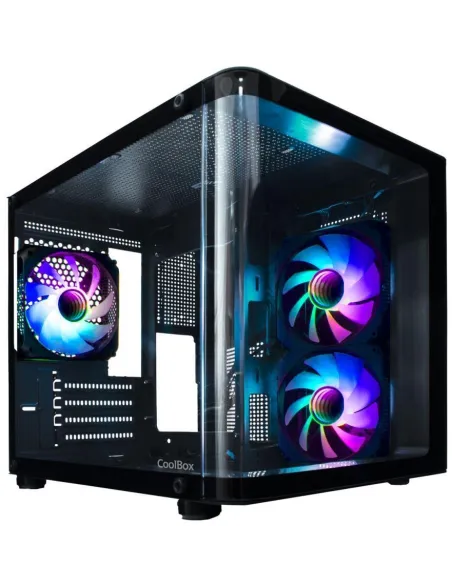 Coolbox GM100 Vision Cristal Templado Curvo USB 3.2 Negro