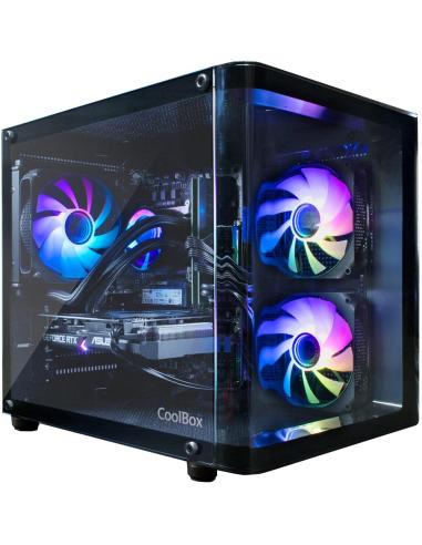 Coolbox GM100 Vision Cristal Templado Curvo USB 3.2 Negro