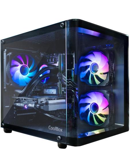 Coolbox GM100 Vision Cristal Templado Curvo USB 3.2 Negro