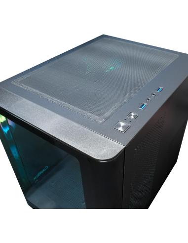 Coolbox GM100 Vision Cristal Templado Curvo USB 3.2 Negro