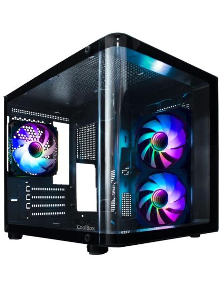 Coolbox GM100 Vision Cristal Templado Curvo USB 3.2 Negro