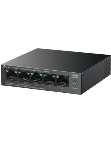 TP-Link LiteWave LS105P Switch PoE 5 Puertos Gigabit Ethernet