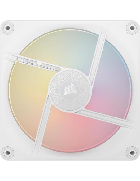 Corsair iCUE LINK LX140-R RGB Pack Doble Ventilador Suplementario PWM 140mm Blanco