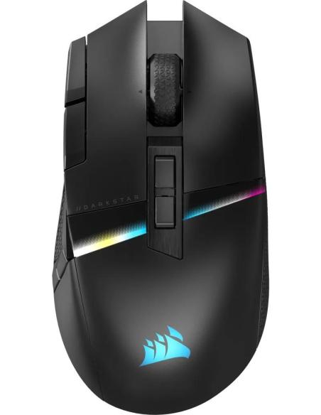 Corsair Darkstar Wireless RGB MMO Ratón Inalámbrico Gaming Negro 26000 PPP