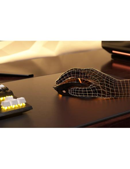 Corsair Darkstar Wireless RGB MMO Ratón Inalámbrico Gaming Negro 26000 PPP