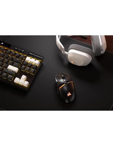 Corsair Darkstar Wireless RGB MMO Ratón Inalámbrico Gaming Negro 26000 PPP