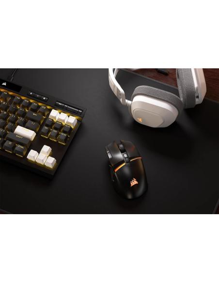 Corsair Darkstar Wireless RGB MMO Ratón Inalámbrico Gaming Negro 26000 PPP