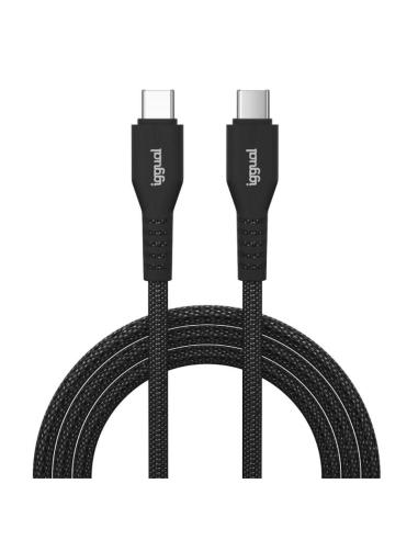 Iggual IGG319765 Cable USB-C 1M Negro