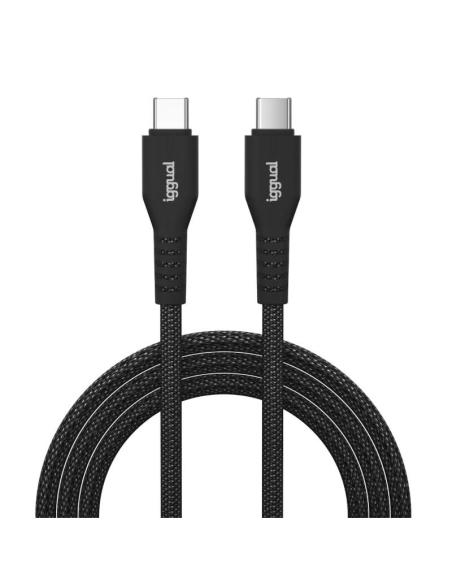Iggual IGG319765 Cable USB-C 1M Negro