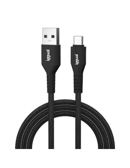 Iggual IGG319888 Cable USB-A a USB-C 1M Negro