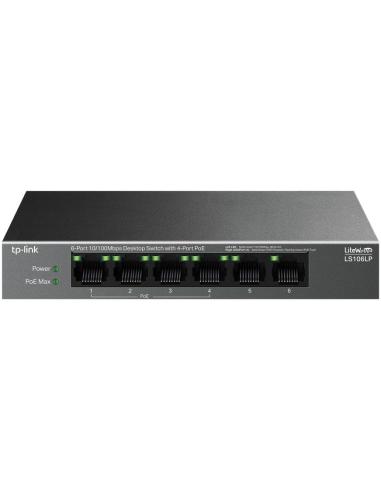 TP-Link Litewave LS106LP Switch PoE L2 6 Puertos Ethernet Gigabit