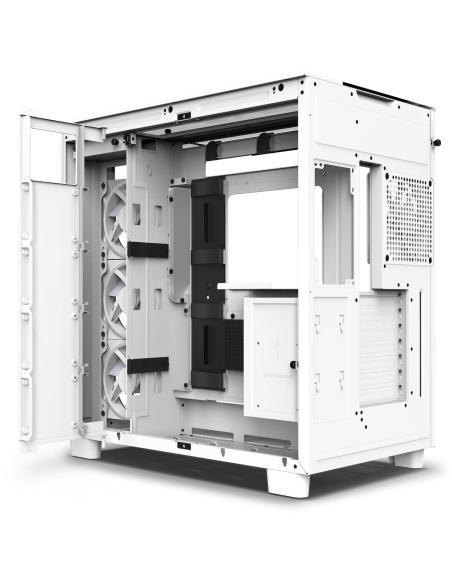 NZXT H9 Elite Cristal Templado USB 3.2 Blanca