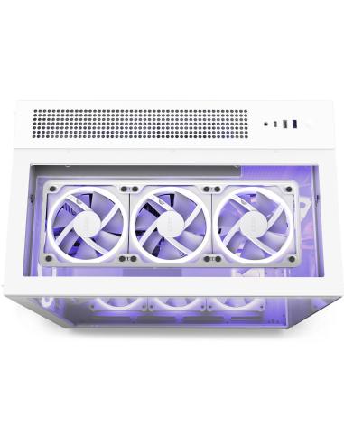 NZXT H9 Elite Cristal Templado USB 3.2 Blanca