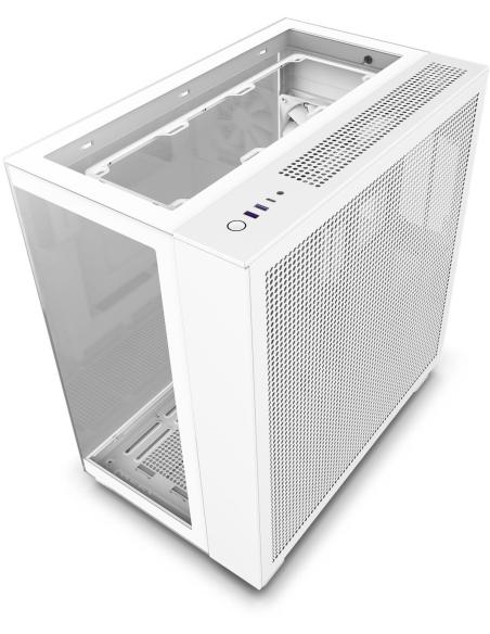NZXT H9 Elite Cristal Templado USB 3.2 Blanca