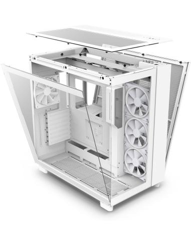 NZXT H9 Elite Cristal Templado USB 3.2 Blanca