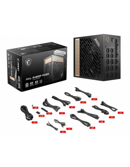 MSI MEG Ai1300P PCIE5 1300W 80 Plus Platinum Full Modular