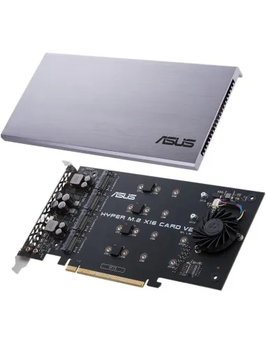 Asus HYPER M.2 X16 CARD V2 Adaptador Discos Duros PCIe a M.2