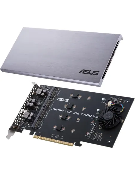 Asus HYPER M.2 X16 CARD V2 Adaptador Discos Duros PCIe a M.2