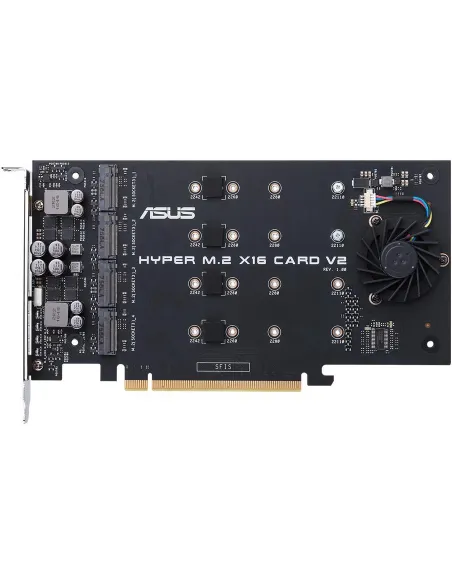 Asus HYPER M.2 X16 CARD V2 Adaptador Discos Duros PCIe a M.2