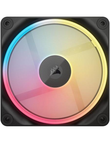 Corsair iCUE LINK LX140-R RGB Pack Doble Ventilador Suplementario PWM 140mm Negro