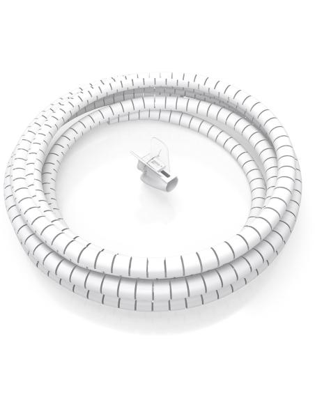 Aisens A151-0917 Organizador de Cables 1M Blanco