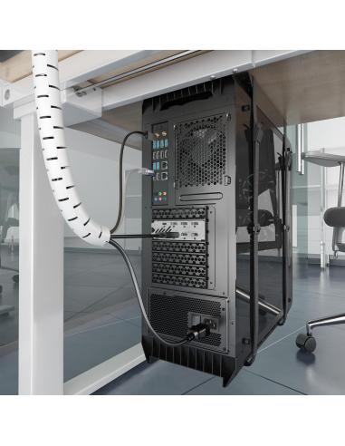 Aisens A151-0918 Organizador de Cables 2M Blanco