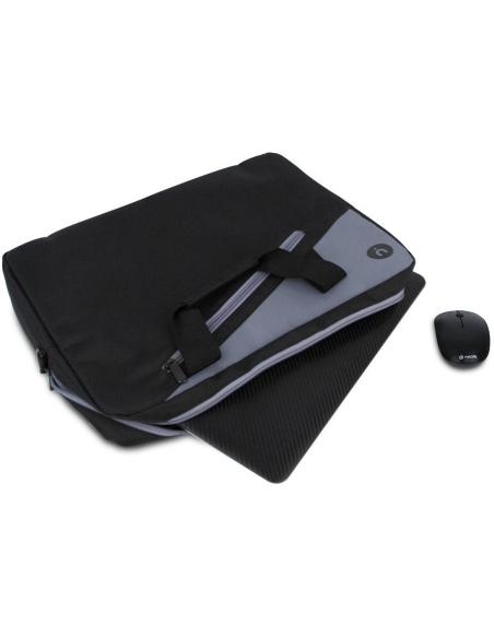 NGS MASTERKITBLACK Kit Maletín + Ratón Inalámbrico Master Kit 15.6"