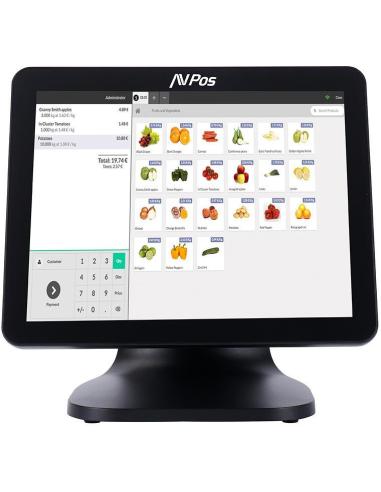 AVPos K5000 Intel N100/8GB/128GB SSD/15" W11 Pro