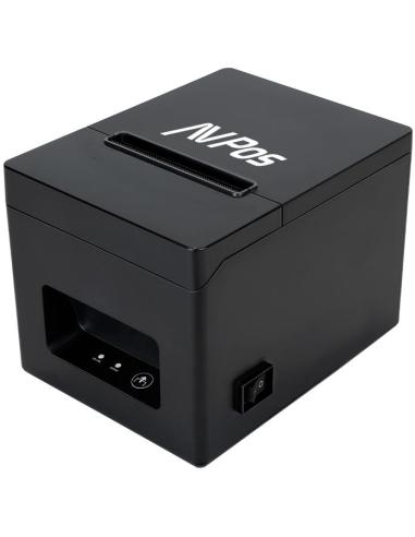 AVPos AVP-TC21NET Impresora de Tickets Térmica USB Negra