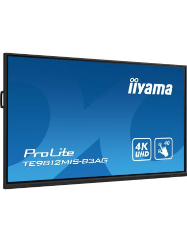 iiyama ProLite TE9812MIS-B3AG 98" Pantalla Interactiva IPS 4K Ultra HD Negro