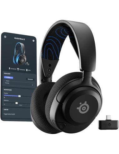 SteelSeries Arctis Nova 5 Auriculares Gaming Inalámbricos Negro
