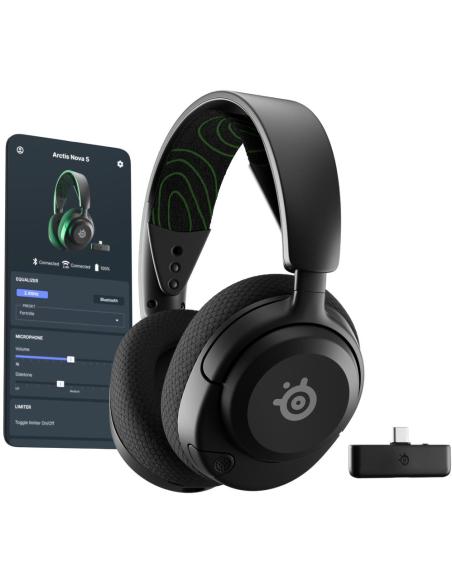 Steelseries Arctis Nova 5X Auriculares Gaming Inalámbricos Negros
