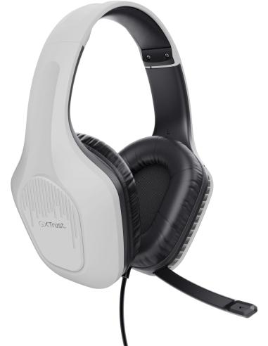 Trust GXT 415W Zirox Auriculares Gaming Multiplataforma Blancos