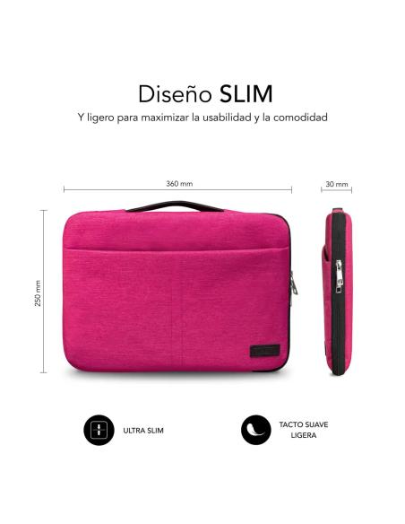 Subblim Elegant SUB-LS-0TS0002 Funda para Portátil hasta 14" Rosa