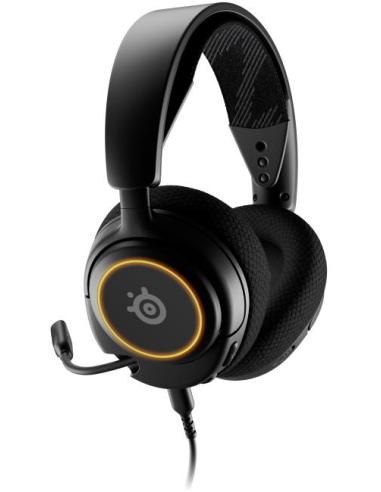 SteelSeries Arctis Nova 3 Auriculares Gaming RGB Negros