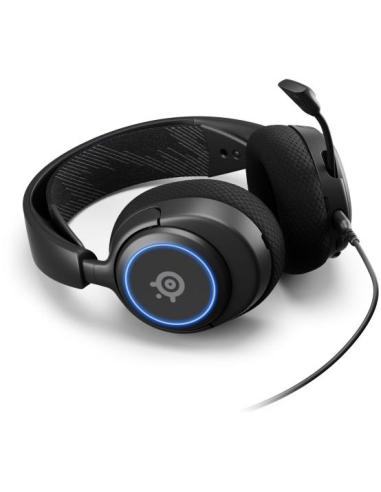 SteelSeries Arctis Nova 3 Auriculares Gaming RGB Negros