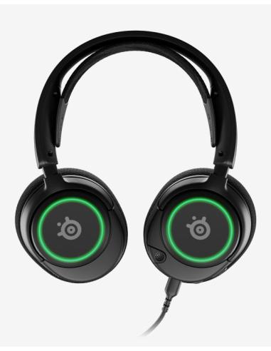SteelSeries Arctis Nova 3 Auriculares Gaming RGB Negros