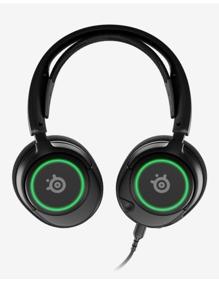 SteelSeries Arctis Nova 3 Auriculares Gaming RGB Negros