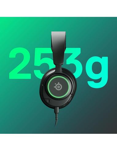 SteelSeries Arctis Nova 3 Auriculares Gaming RGB Negros