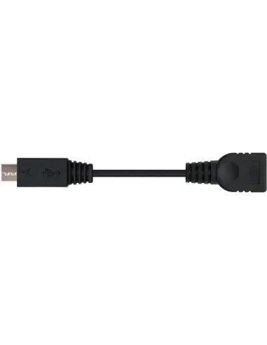 Nanocable 10.01.3000 Cable USB-A a microUSB 15cm Negro