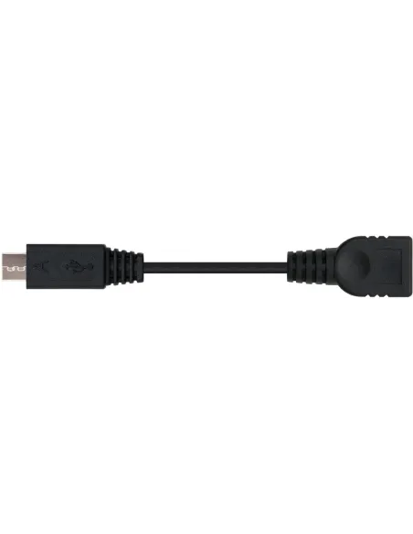 Nanocable 10.01.3000 Cable USB-A a microUSB 15cm Negro