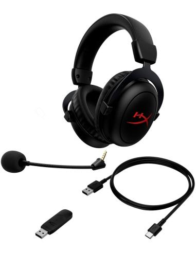 HyperX Cloud II Core Auriculares Gaming Inalámbricos DTS Negro/Rojo