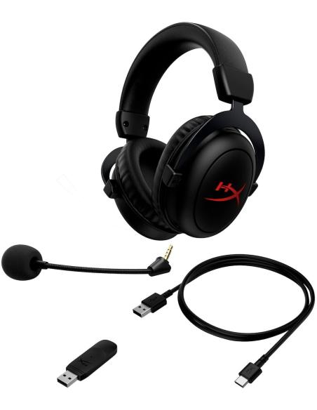 HyperX Cloud II Core Auriculares Gaming Inalámbricos DTS Negro/Rojo