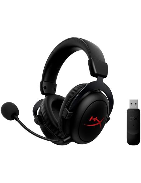 HyperX Cloud II Core Auriculares Gaming Inalámbricos DTS Negro/Rojo